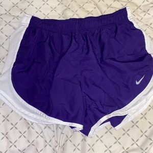Purple Nike shorts